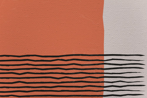 Canvas 60x40 Afdruk Zand Geometrisch