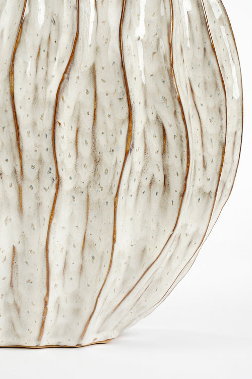 Mica Decorations Jovi Vaas - L43 x B23 x H41 cm - Keramiek - Wit - vtwonen shop