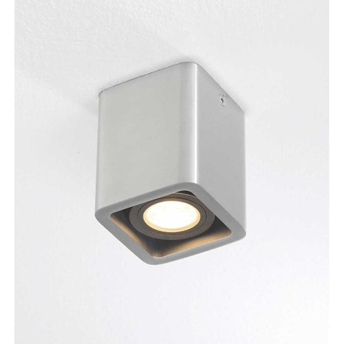 Artdelight Plafondlamp Bronx 1L - Aluminium