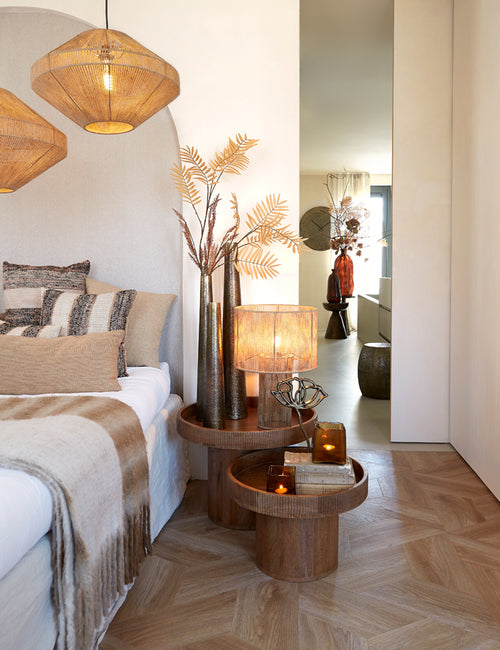 Light & Living klok CERVINO - 74x2x74cm - brons
