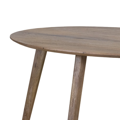 Giga Meubel Eettafel Oslo - Naturel Mangohout - 130x130x76cm - vtwonen shop