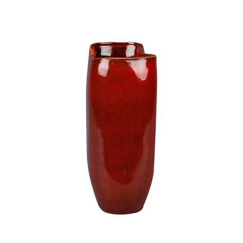 Dutchbone Edna Vaas 24 cm Rood - vtwonen shop