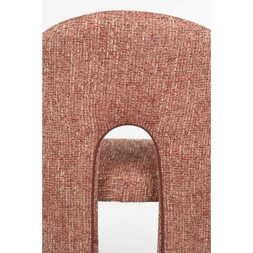 Zuiver Contour Eetkamerstoelen Armleuning Terracotta Rood - Set van 2