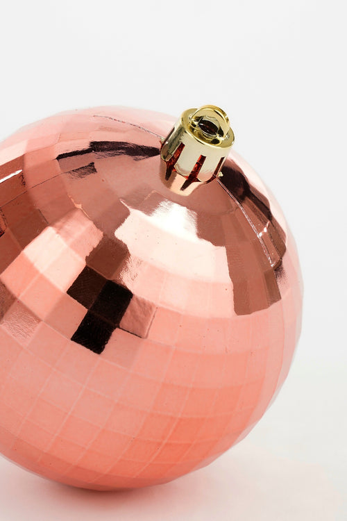 Mica Decorations Bal onbreekbaar goud groen roze oranje fuchsia 30 stuks - d8cm