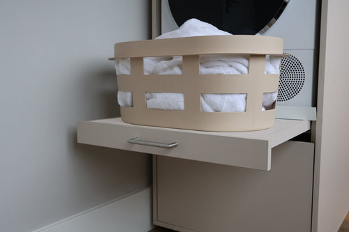 Wastoren® wasmachinekast - Twin Collection 4.1-K - beige - 134 x 146 x 65 cm