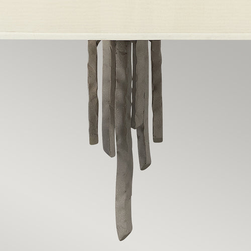 Elstead Spyre - 6-lichts ronde plafondlamp brons, E14