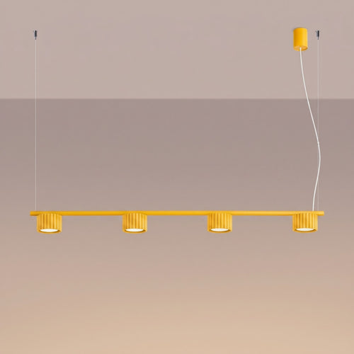 Sollux Lighting Kroonluchter AURA 4 geel Gx53 - 122x10x208cm