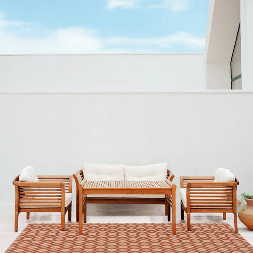 AFK Living vloerkleed Ambre - voor binnen en buiten - terracotta - 200 x 290 cm - vtwonen shop