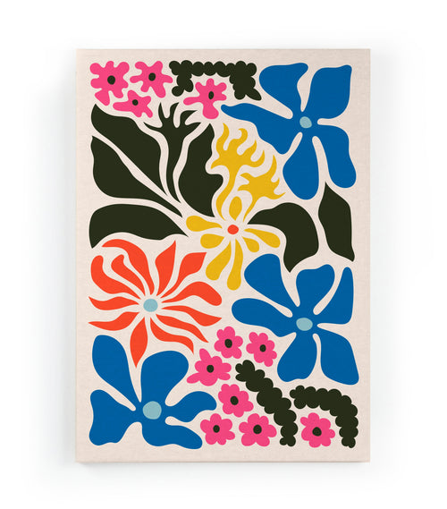 Canvas 60x40 Bloemen