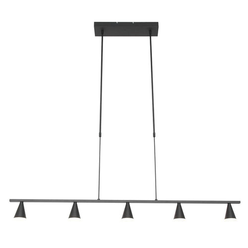 Steinhauer hanglamp Vortex - 5 lichts - 120x 145 cm - zwart - vtwonen shop