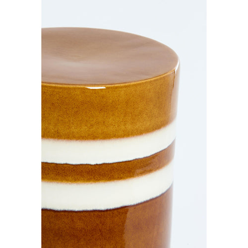 Light & Living bijzettafel Mooca - bruin - Ø33cm