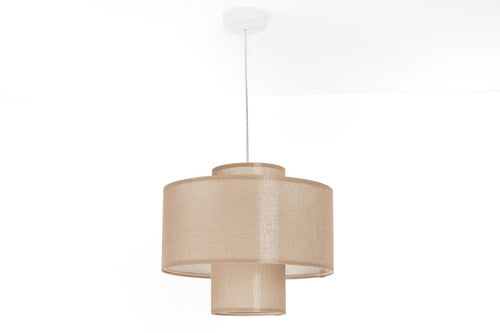 bpskoncept hanglamp Twin - beige - Ø35 cm