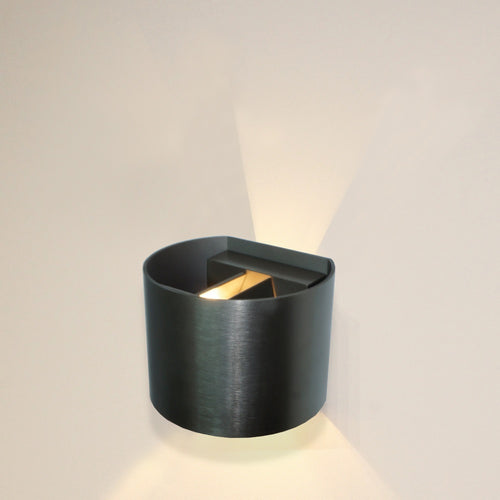 Artdelight wandlamp Gyro - 1 lichts - 11.2  x 9.7   cm - brons