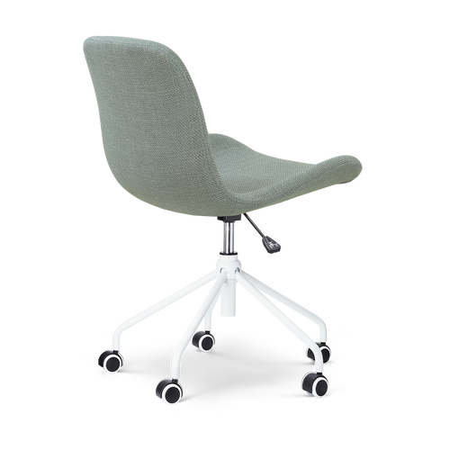 Nolon Nout-Fé bureaustoel saliegroen - wit onderstel