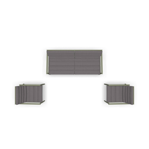 Lesli Living loungebank Harper - groen - 168x76x72cm