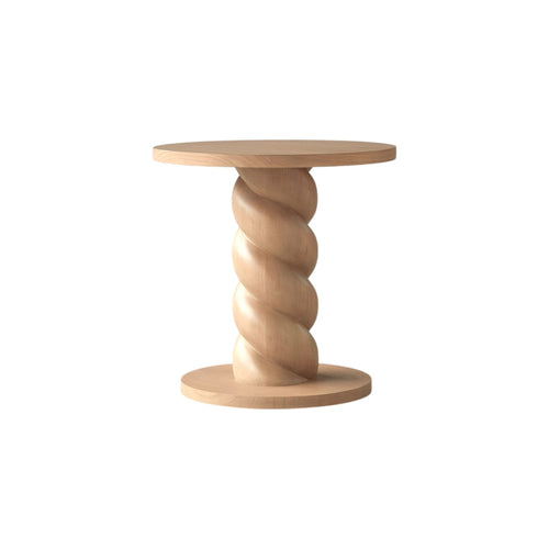 Tikamoon Bijzettafeltje in mindi, crème - Beige - vtwonen shop