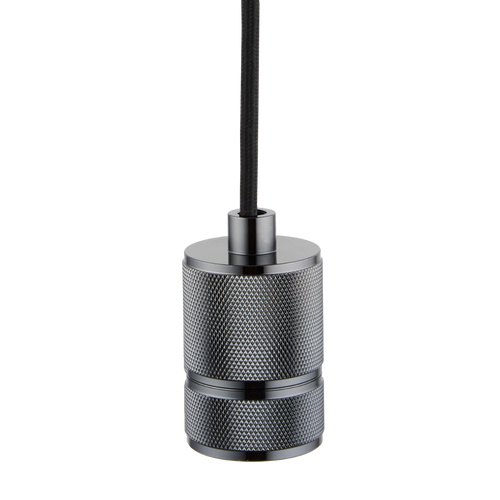 Lighto | Pendel Zwart Titanium | Inclusief Lichtbron Goud | Classic | 1.5m Snoer | Met Plafondkap - vtwonen shop