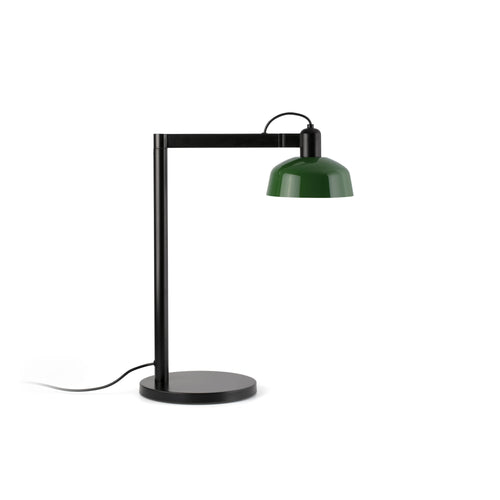 Faro Tatawin Bureaulamp Zwart, Glanzend Groen 1x E27