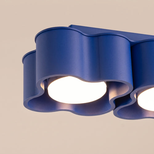 Sollux Lighting Plafondlamp OVIO 2 ultramarijn Gx53 - 24,5x12x8cm