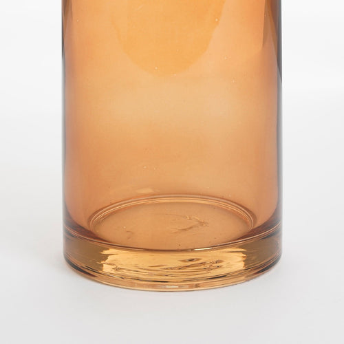 Mica Decorations Xandra Vaasje - H38 x Ø10 cm - Glas - Bruin