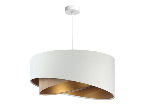 bpskoncept hanglamp Galaxy Elegant - beige-wit - Ø50 cm