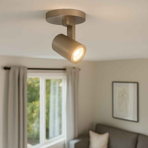 Highlight spot HALO - 1 lichts - 10  x 15   cm - mat-chroom