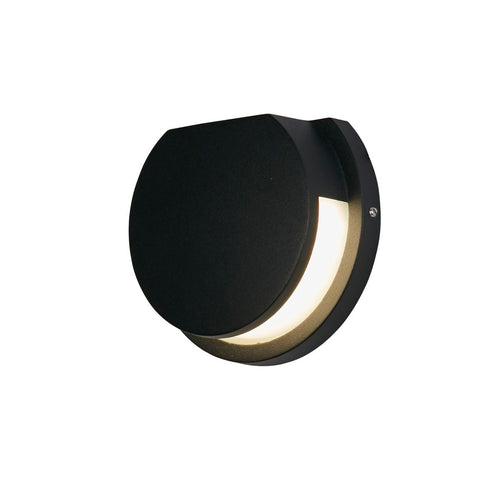 Searchlight Chiswick LED Buiten Wandlamp, Zwart