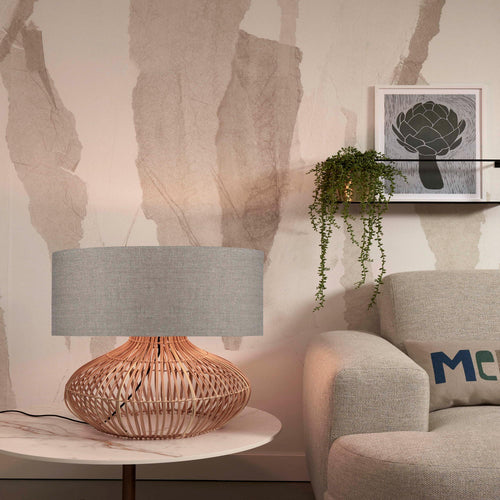 GOOD&MOJO tafellamp Kalahari - grijs - Ø47cm