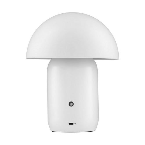 Nova Luce POIS Geïntegreerde LED-tafellamp, mat wit, aanraakgevoelig, dimbaar, 2W 230lm 3000K, USB-aansluiting