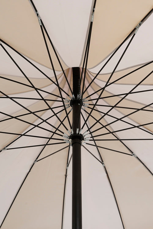 Edelman stokparasol Rissy bruin - Ø220 x 238 cm - vtwonen shop