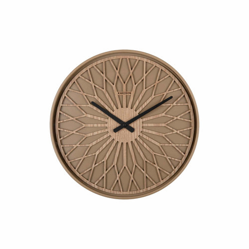 Karlsson wandklok Girasol - bruin - Ø40.6cm