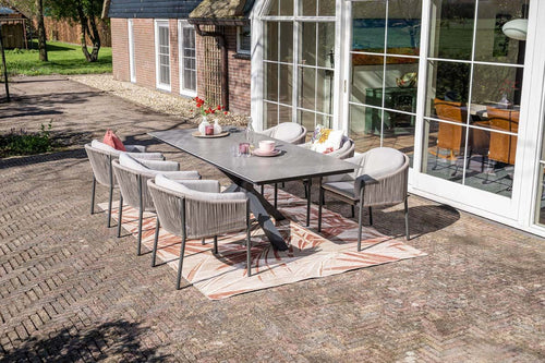 Ireland tafel - 240x100 cm - Centostone Napoli sand - vtwonen shop