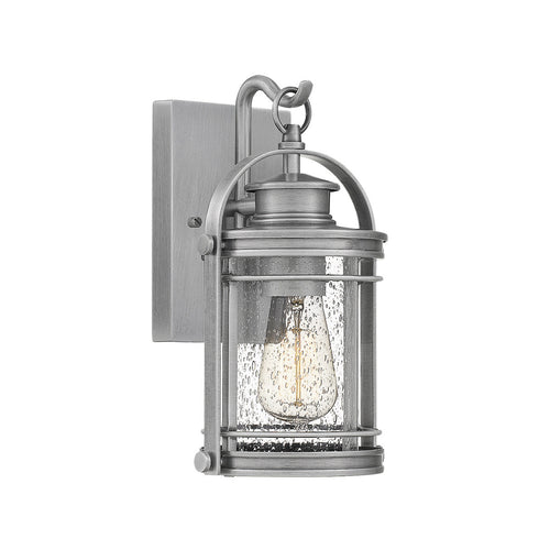 Elstead Quoizel Booker Outdoor Wandlantaarn Industrieel Aluminium, IP44