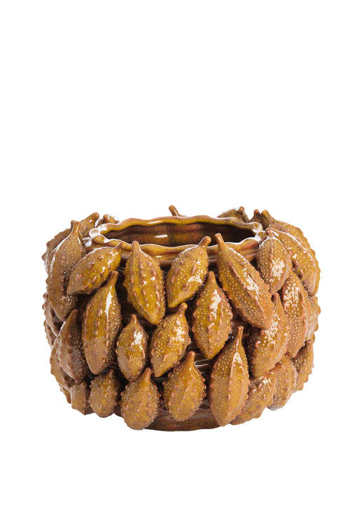 Light & Living vaas PALATIK - 31x30.5x21.5cm - bruin