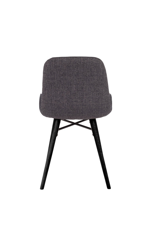 Housecraft Living Lester Eetkamerstoelen Antraciet - Set van 2 - vtwonen shop