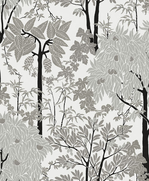 Masureel behang bosrijk landschap grijs - 53 cm x 10.05 m - 632006 - vtwonen shop