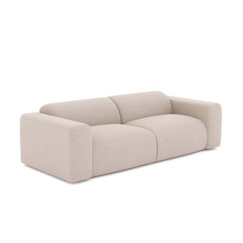 Sia Home - 3-zitsbanken MYRA - Geweven stof - Beige - 205cm - vtwonen shop