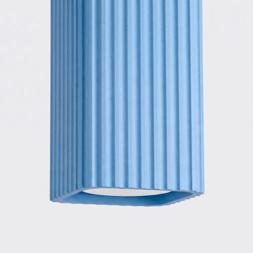 Sollux Lighting Plafondlamp RAYO 10 azuurblauw - 6x6x10cm