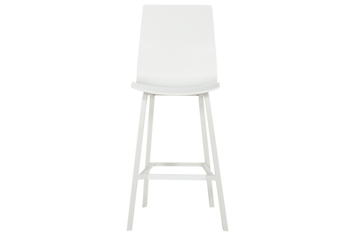 Hartman Barstoel Sophie Wave - Wit Kunststof - Set Van 2