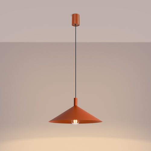 Sollux Lighting Hanglamp NOX 40 rode oker - 40x40x135cm