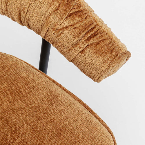 Kare Design Draaistoel met armleuningen Arabella oranje - vtwonen shop