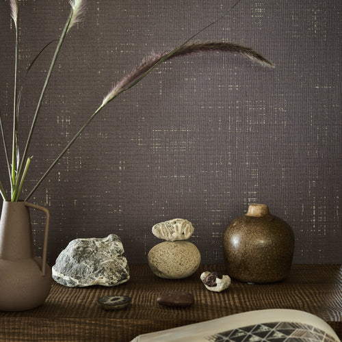 vtwonen vliesbehang - linnen ebony - 10mx53cm - vtwonen shop