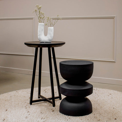 Kick bijzettafel Rav - Zwart - vtwonen shop