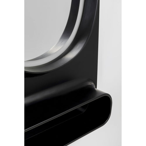 Kare Design Spiegel Aero LED 141x80cm zwart