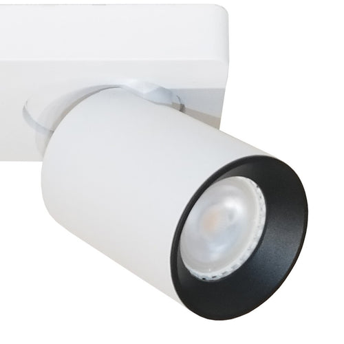 Artdelight spot Megano - 1 lichts - 10  x 11.5   cm - wit