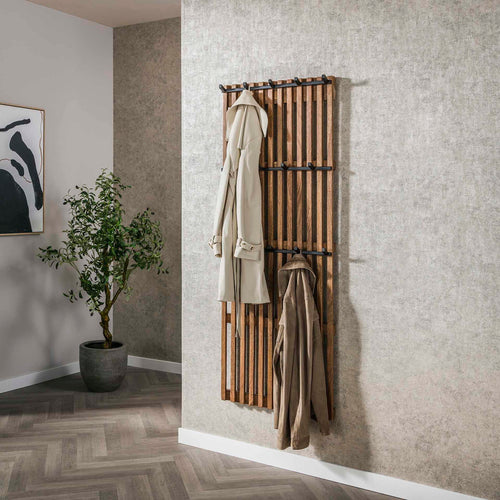 Giga Meubel Kapstok Tweak - Hout - 14 Haken - 161x60x10cm