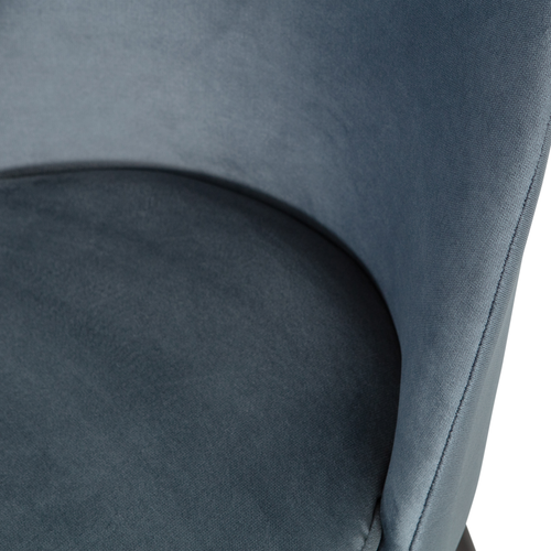 WOOOD eetkamerstoelen Vogue - Fluweel - Teal - Set van 6