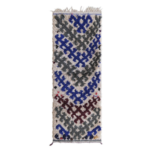 AFK Living vloerkleed Berber - handgemaakt - Wol - 163 x 60 cm - vtwonen shop