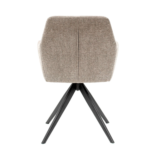 Kick draaistoel Tom Texture - Taupe - vtwonen shop