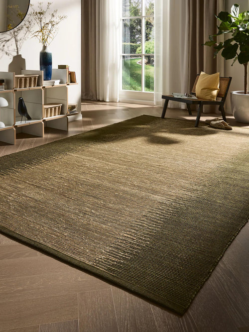 benuta jute vloerkleed Tulsi - groen - 160x230 cm